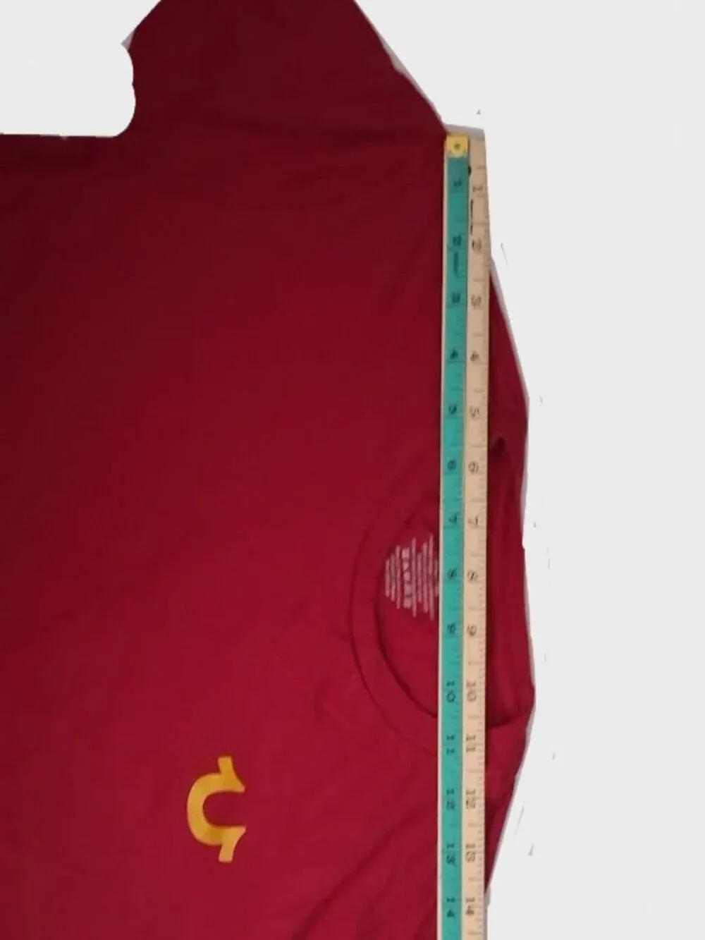 True Religion Red Buddha Logo Tee Shirt Classic Fit Medium